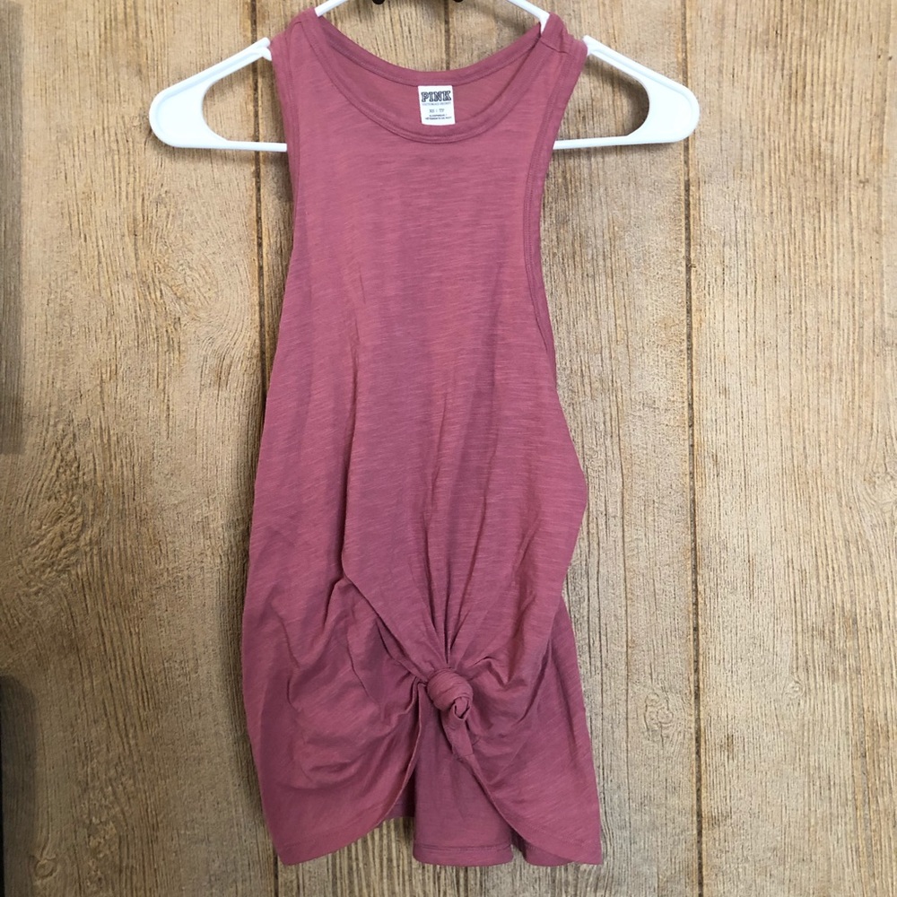 Pink muscle tank